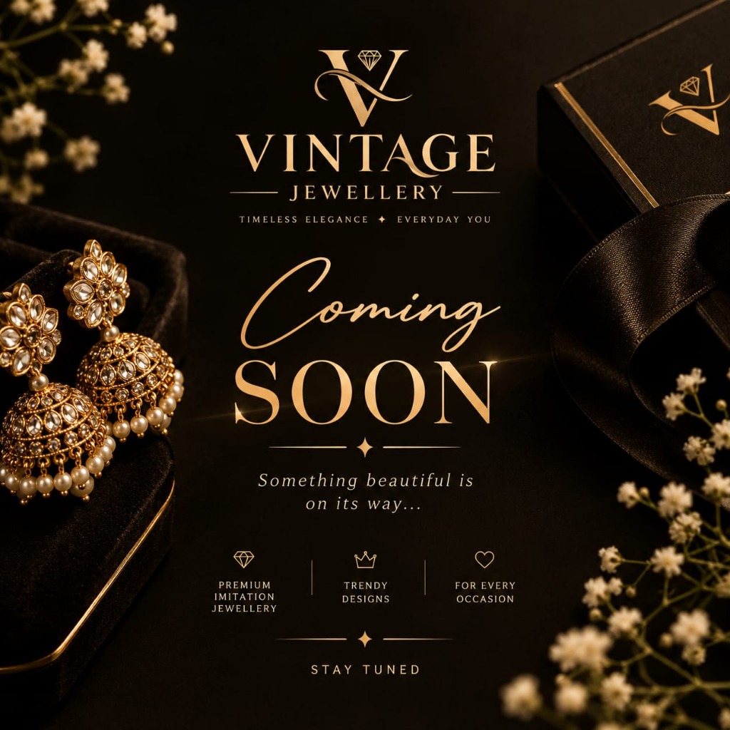 Vintage Jewellery Grand Debut Campaign Poster
